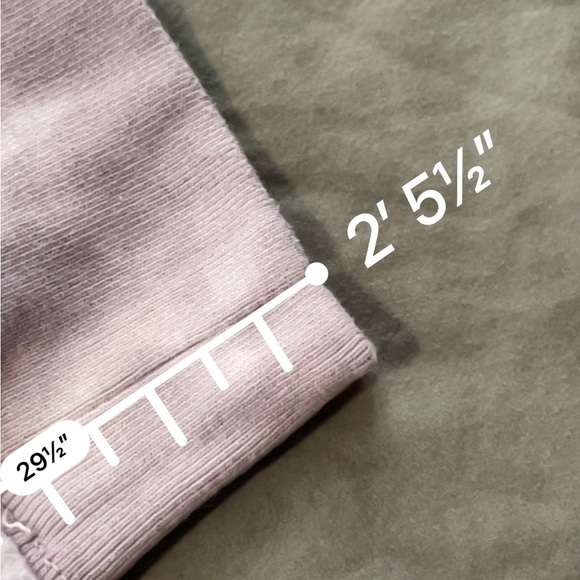 Furry pair of tie dye joggers sz large - Picture 5 of 8